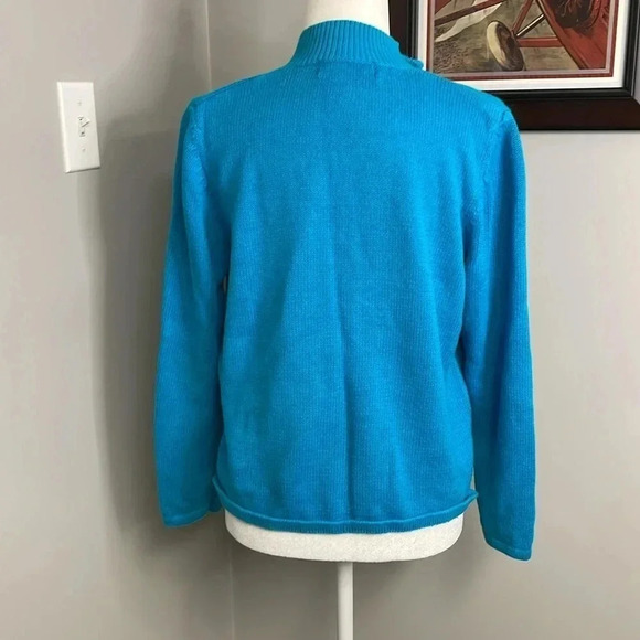 Vintage Heirloom Collectibles Snowman Cardigan Ugly Sweater Christmas Winter - Picture 3 of 4